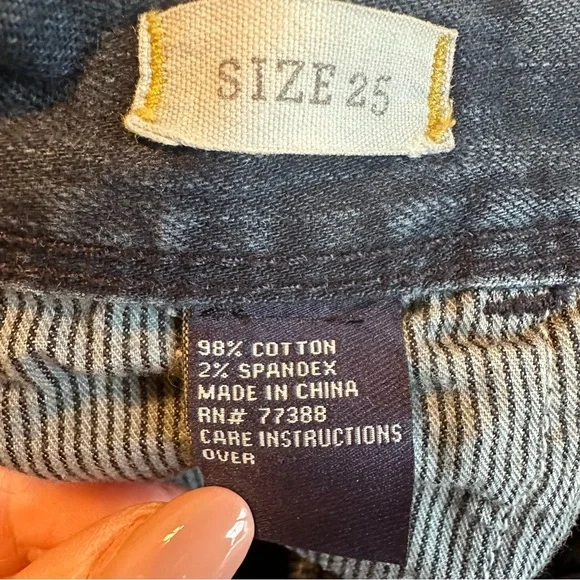 Madewell Women's 25 Blue Dark Wash Stretch Low‎ Rise Jeans Boot Cut - Picture 4 of 4